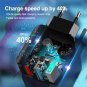 Fast Charging adapter 2 Port 5A interface with cable 3 in 1 For iPhone Samsung Xiaomi Huawei