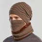 Warm scarf with winter hat