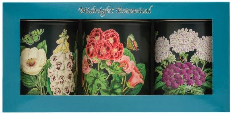 Madam Treacle Midnight Botanicals Set of Three Canisters