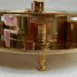 Antique Style Brass Portable Sundial & Compass in a Wooden Box - BNIB