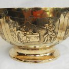 Antique Brass Chinese Repousse Work Story / Wedding Bowl - pre 1900