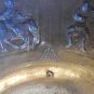 Antique Brass Chinese Repousse Work Story / Wedding Bowl - pre 1900