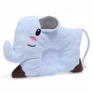 Elephant Shaped Baby Pillow - Blue