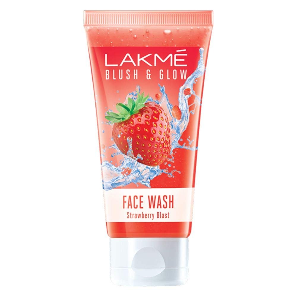 LakmÃ© Blush & Glow Strawberry Combo Face Wash With Fruit Extracts, 100 g