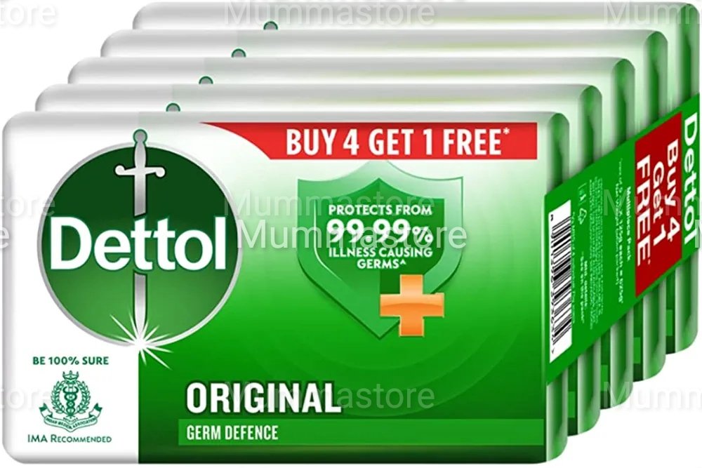 Dettol soap Germ Protection pack of 5