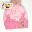 Baby's Winter Warm Soft Woolen Cap with Fur Pompom Unisex premium quality