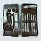 12-IN-1 Stainless Steel Manicure & Pedicure Traveling Grooming Personal Care kit