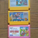 NINTENDO Famicom FC Lot of 3 Super Mario Bros 1 3 USA Japan Import NTSC-J Tested NINTENDO Famicom FC Lot of 3 Super Mario Bros 1 3 USA Japan Import NTSC-J Tested