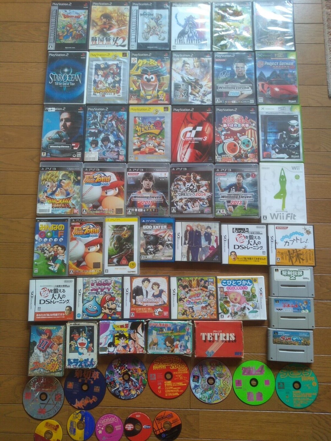JUNK NINTENDO Sony Playstation X-BOX Lot of 50 Japan Import NTSC-J Untested