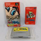 MINT NINTENDO Super Famicom SFC Mario Super Picross Complete CIB Japan Tested