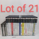 SONY PlayStation 2 PS1 PS2 Lot of 21 Japan import NTSC-J All tested SONY PlayStation 2 PS1 PS2 Lot of 21 Japan import NTSC-J All tested
