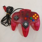 ASCII ASC-0901 Controller Clear Red For Nintendo 64 N64 Japan Import Tested