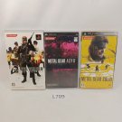 SONY PSP Lot of 3 Metal Gear Solid Acid Complete CIB Japan Import NTSC-J Tested