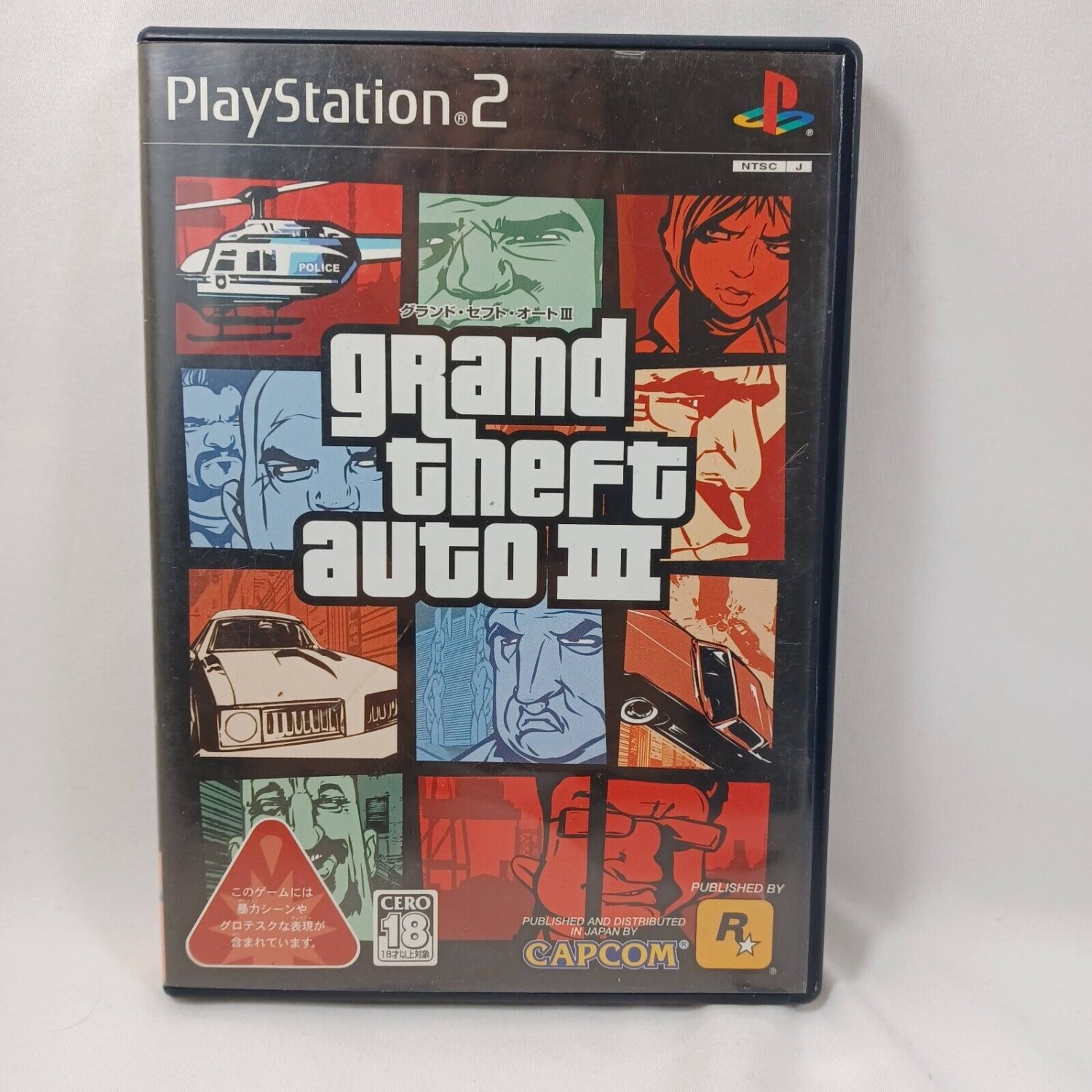 SONY PlayStation 2 PS2 grand theft auto III 3 GTAIII GTA3 Japan Import ...