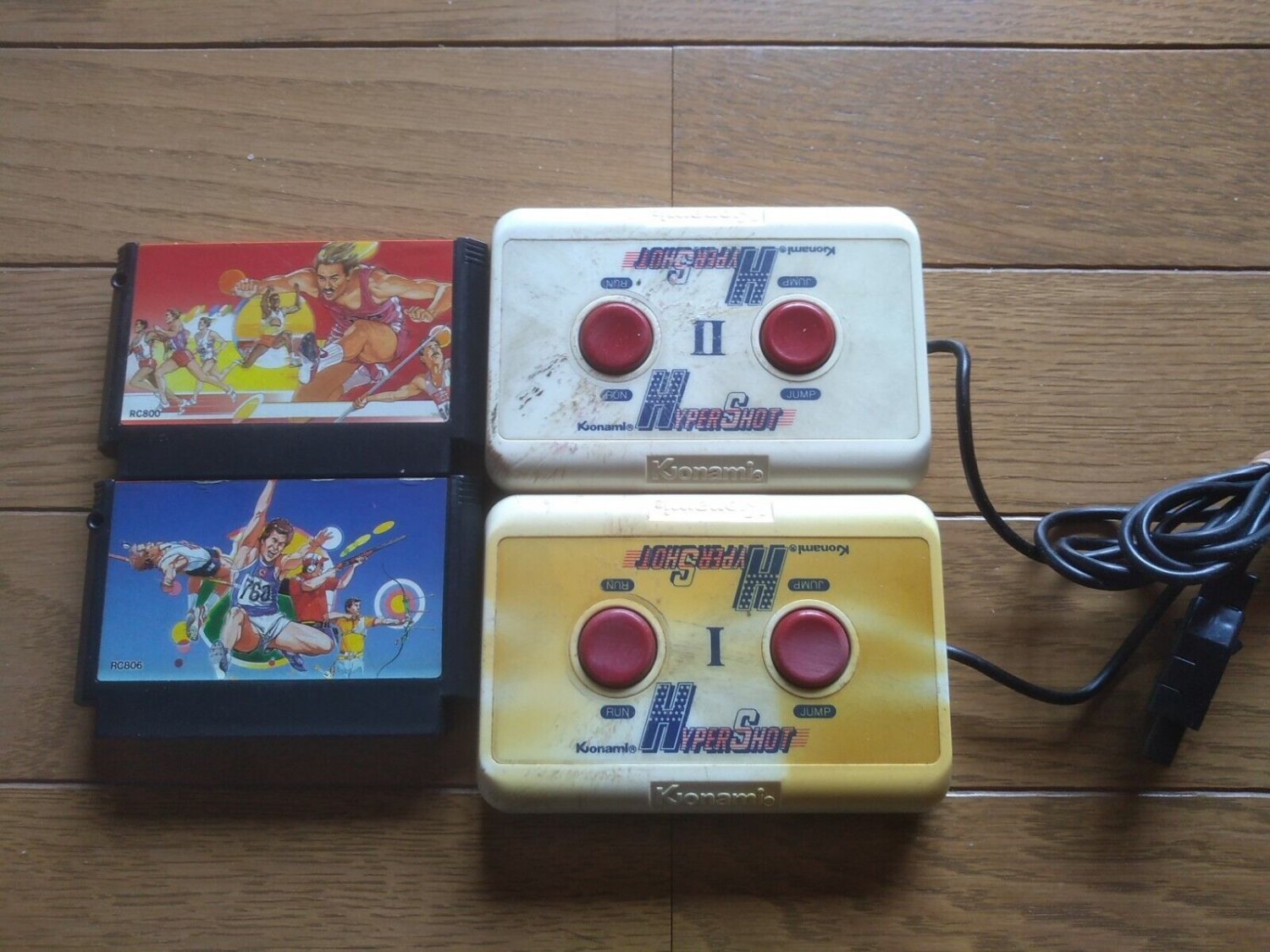 NINTENDO Famicom FC Hyper Olympic Sports Shot Controller Japan Import Tested