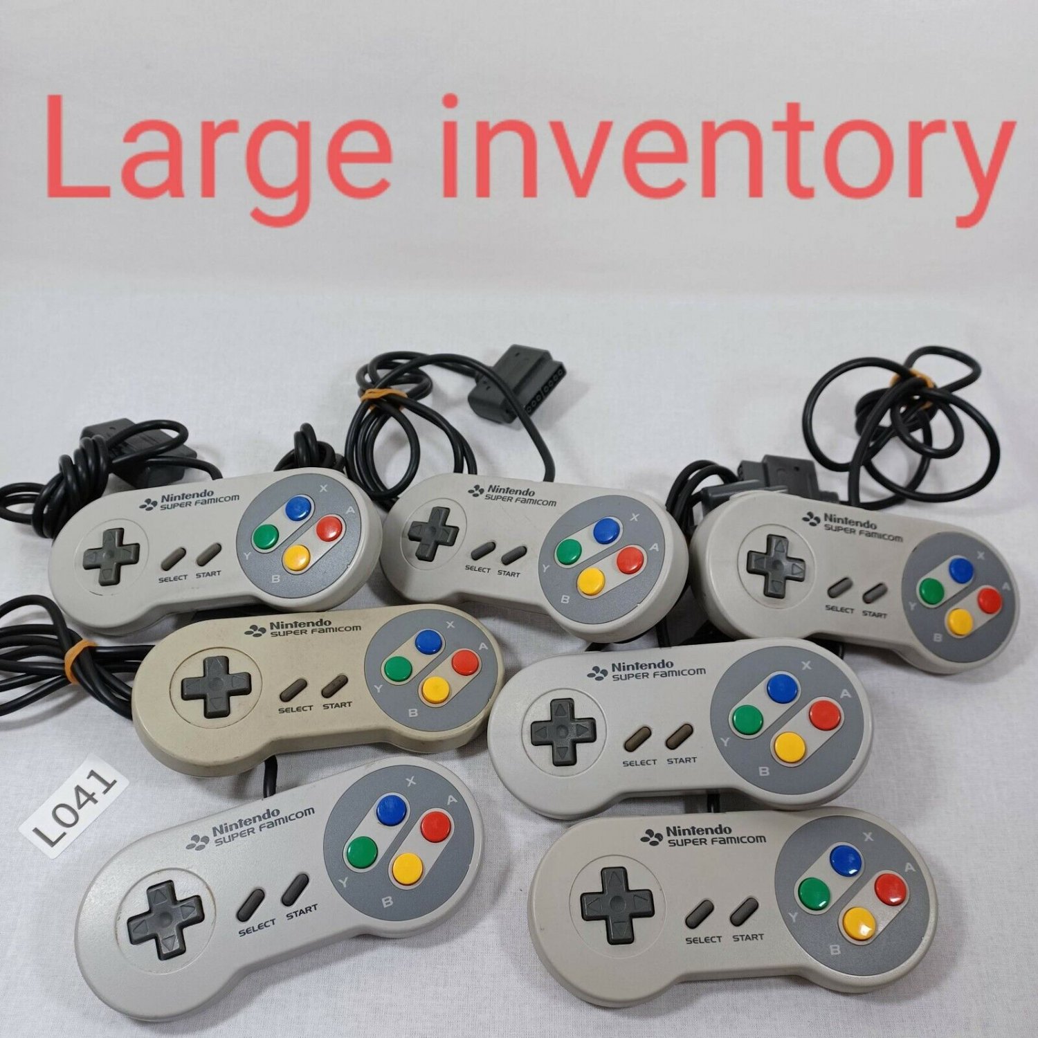 OFFICIAL NINTENDO Super Famicom SFC SHVC-005 Controller Lot of 7  Japan Import