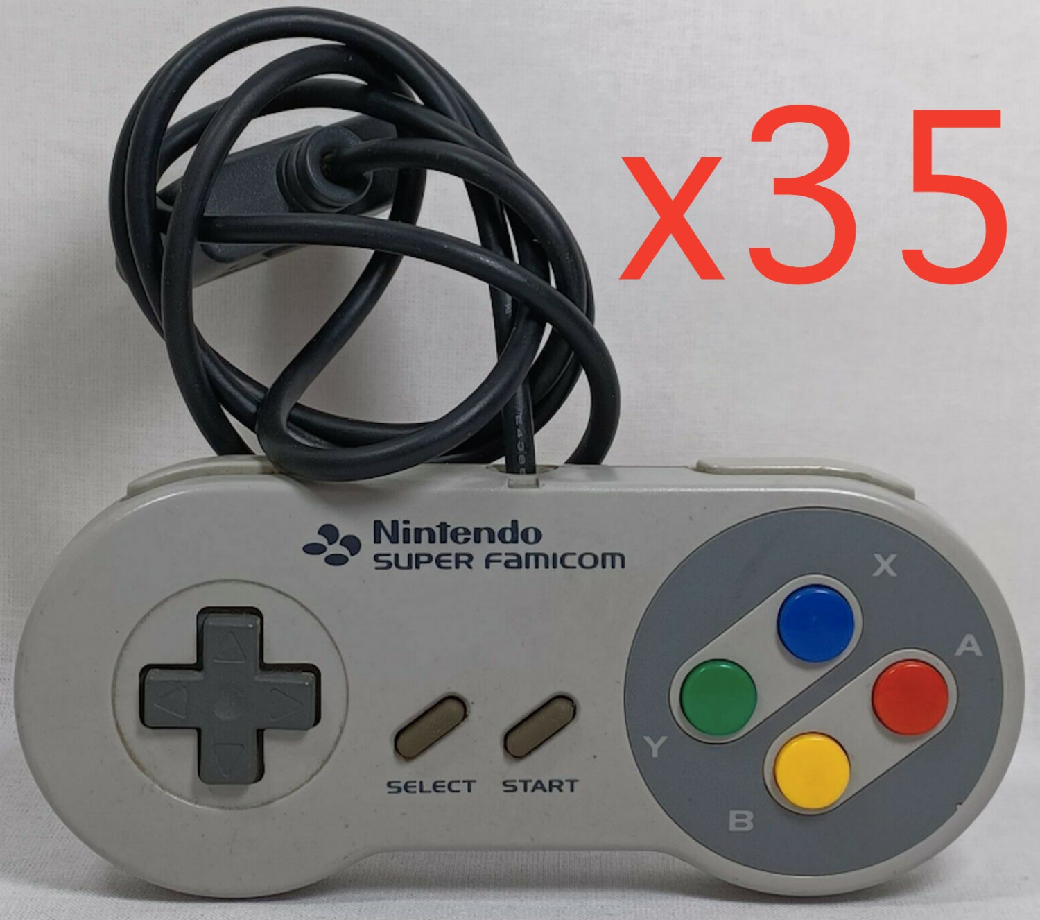 OFFICIAL NINTENDO Super Famicom SFC SHVC-005 Controller Lot of 35  Japan Import