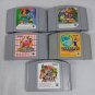 NIntendo 64 N64 Console Complete 5 Softwares Mario Pokemon Japan import Tested