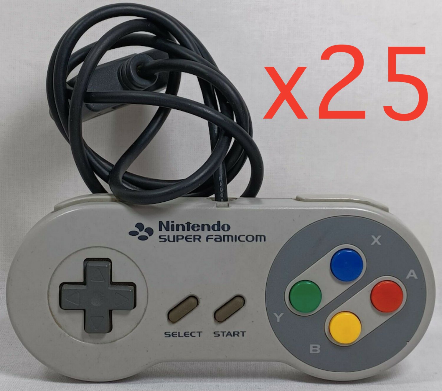OFFICIAL NINTENDO Super Famicom SFC SHVC-005 Controller Lot of 25  Japan Import