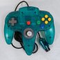 OFFICIAL NINTENDO 64 N64 Controller Clear Blue Long Handle Japan Import Tested