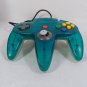 OFFICIAL NINTENDO 64 N64 Controller Clear Blue Long Handle Japan Import Tested