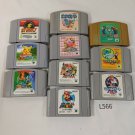 NINTENDO 64 N64 Lot of 10 All Popular Games Mario Pokemon etc NTSC-J Tested