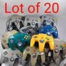 OFFICIAL Nintendo 64 Controller Long Handle Lot of 20 Japan import NTSC-J Tested OFFICIAL Nintendo 64 Controller Long Handle Lot of 20 Japan import NTSC-J Tested