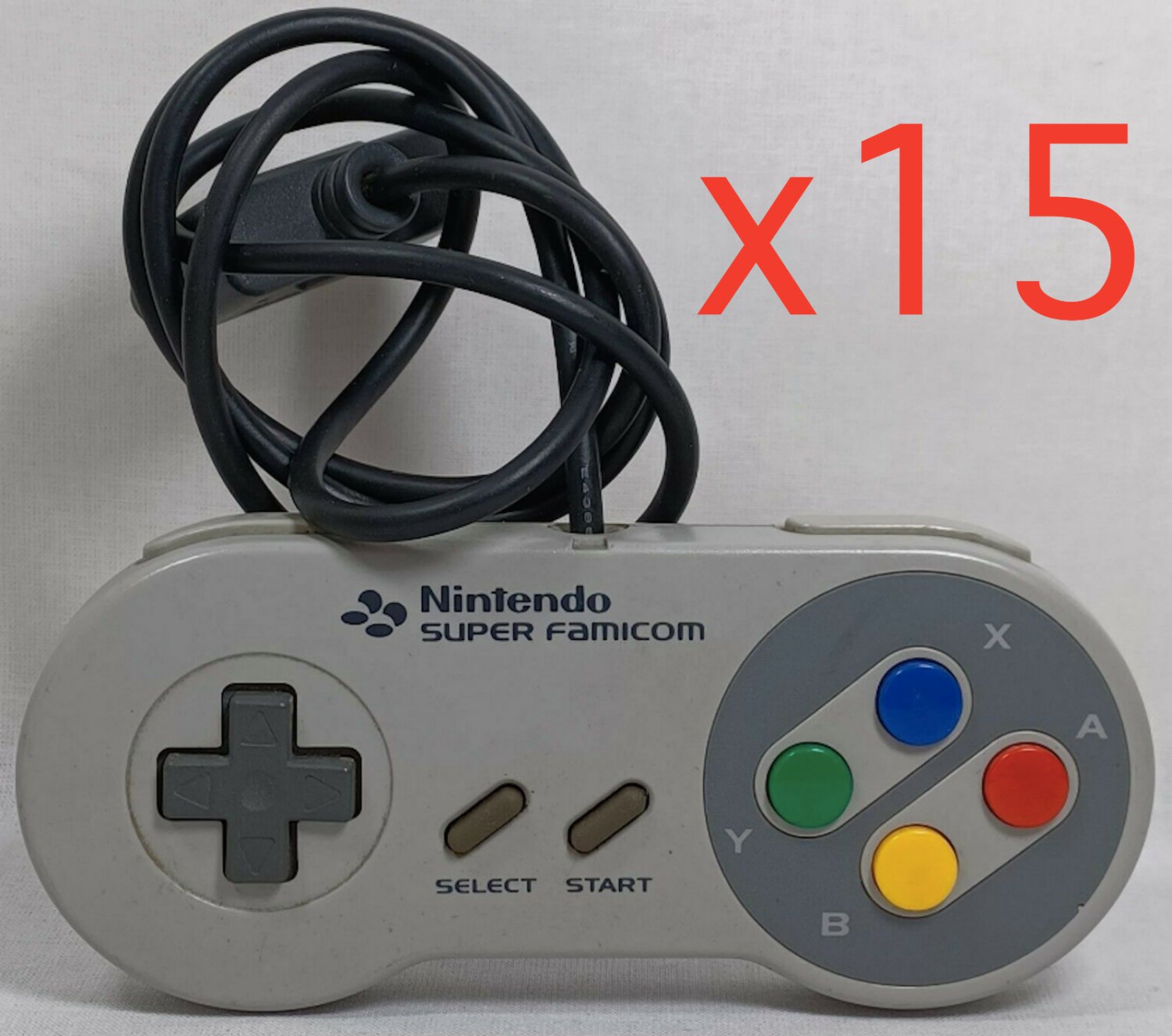 OFFICIAL NINTENDO Super Famicom SFC SHVC-005 Controller Lot of 15  Japan Import