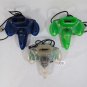 HORI HN6-02 Controller Clear Green Blue For Nintendo 64 N64 Japan Import Tested