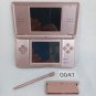 Nintendo DS Lite NDSL USG-001 Console Metallic Rose Japan Import Region Free