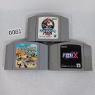 NINTENDO 64 N64 Lot of 3 All Racing Games F-ZERO X Japan Import NTSC-J Tested NINTENDO 64 N64 Lot of 3 All Racing Games F-ZERO X Japan Import NTSC-J Tested
