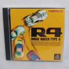 SONY PlayStation PS1 Ridge Racer Type 4 R4 Complete CIB Japan NTSC-J Tested