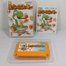 NINTENDO Famicom FC Yoshi's Cookie Complete set Japan Import NTSC-J 1992 Tested