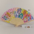 BRAND NEW Japanese Folding Fan Star Twinkle Precure Pretty Cure SENSU JP import