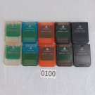 OFFICIAL Sony PlayStation 1 PS1 SCPH-1020 Memory Card 1MB Lot of 10 JP import