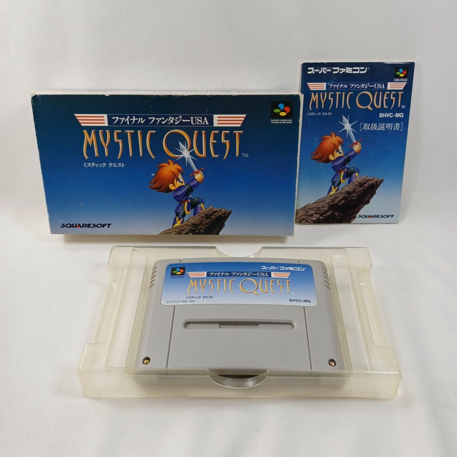 NINTENDO Super Famicom SFC Final Fantasy USA Mystic Quest Complete NTSC-J Tested