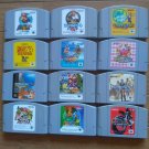 NINTENDO 64 N64 Lot of 12 Mario Pokemon Banjo Kirby Japan Import NTSC-J Tested