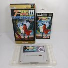NINTENDO Super Famicom SFC Super Fire Prowrestling III 3 Complete set JP Import