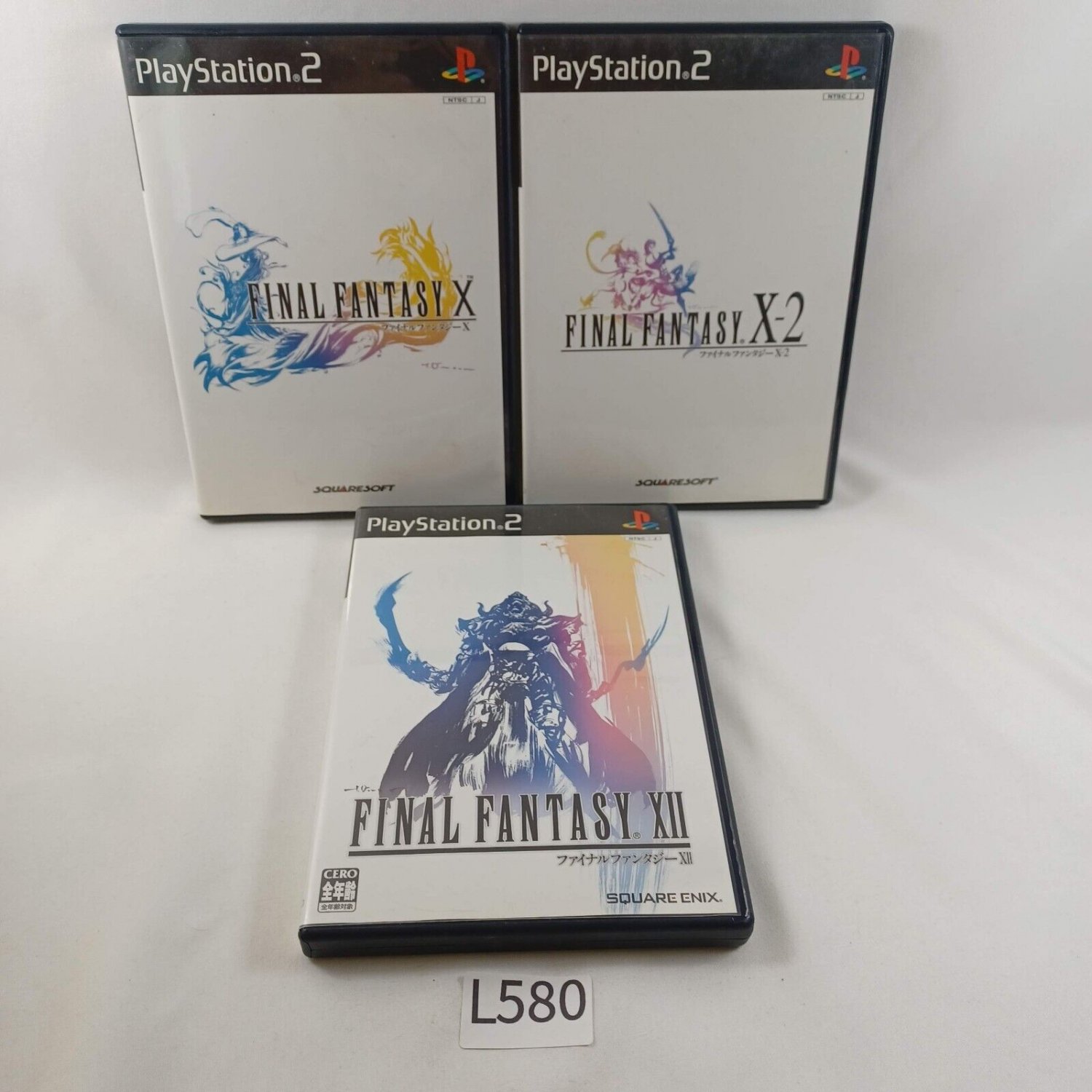 SONY PlayStation 2 PS2 Final Fantasy X X-2 XII 10 12 FF10 FF12 NTSC-J Tested