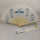 BRAND NEW Japanese Folding Fan White base Soumen SENSU JAPAN JPN karinpia BRAND NEW Japanese Folding Fan White base Soumen SENSU JAPAN JPN karinpia