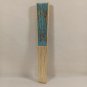 BRAND NEW Japanese Folding Fan Insect book style Blue SENSU JAPAN JP karinpia