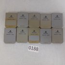 OFFICIAL Sony PlayStation 1 PS1 SCPH-1020 Memory Card 1MB Lot of 10 Japan import