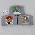 NINTENDO 64 N64 Lot of 3 All Pokemon Games Japan Import NTSC-J Tested NINTENDO 64 N64 Lot of 3 All Pokemon Games Japan Import NTSC-J Tested