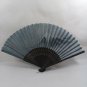BRAND NEW Japanese Folding Fan Black Mt. Fuji / Fujisan SENSU JAPAN karinpia