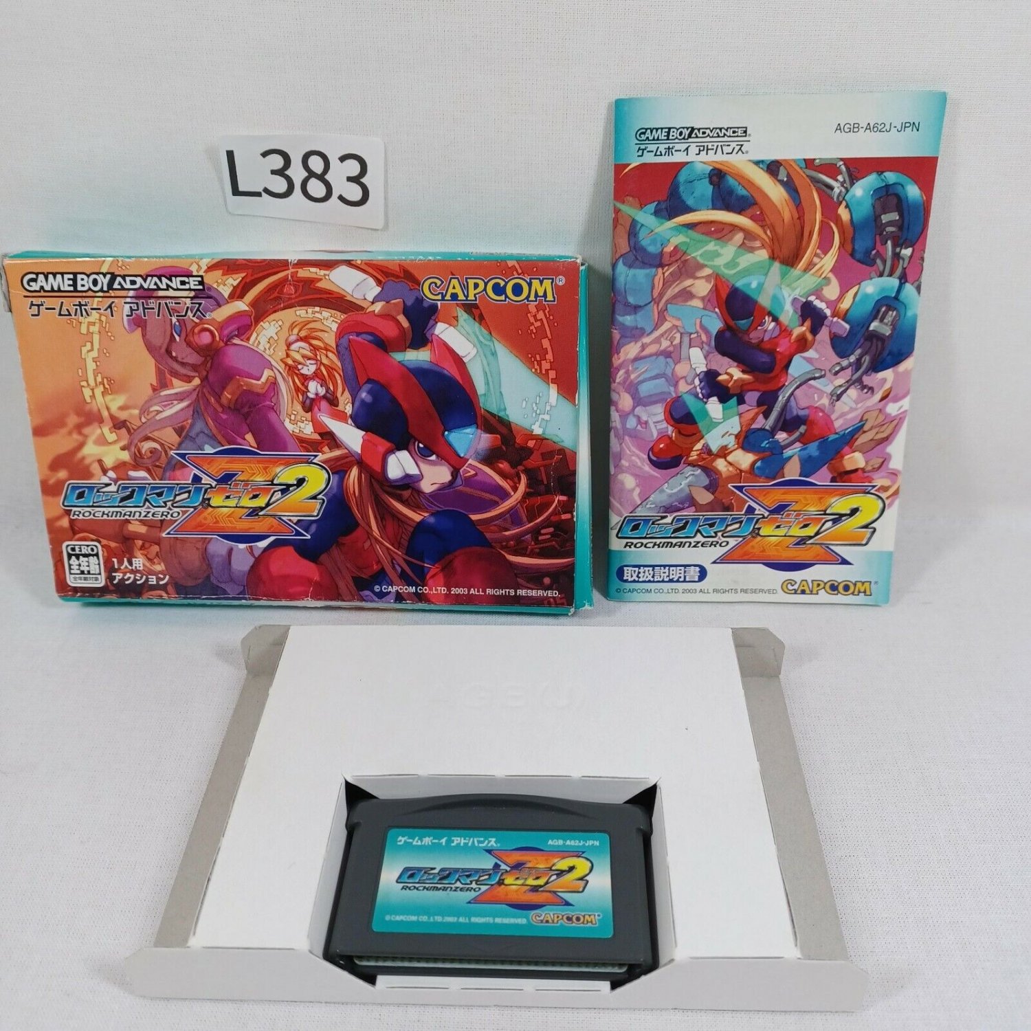 Nintendo Game Boy Advance GBA Rockman Megaman Z ZERO 2 Japan import Region Free