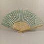 BRAND NEW Japanese Folding Fan Plant pattern Green SENSU JAPAN JP Takeda