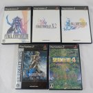 SONY PlayStation 2 PS2 Lot of 5 Final Fantasy X X-2 XII Seiken 4 Silmeria Tested SONY PlayStation 2 PS2 Lot of 5 Final Fantasy X X-2 XII Seiken 4 Silmeria Tested