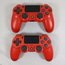 OFFICIAL SONY Playstation 4 PS4 CUH-ZCT2J 2 Controller Red Japan Import Tested