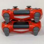 OFFICIAL SONY Playstation 4 PS4 CUH-ZCT2J 2 Controller Red Japan Import Tested
