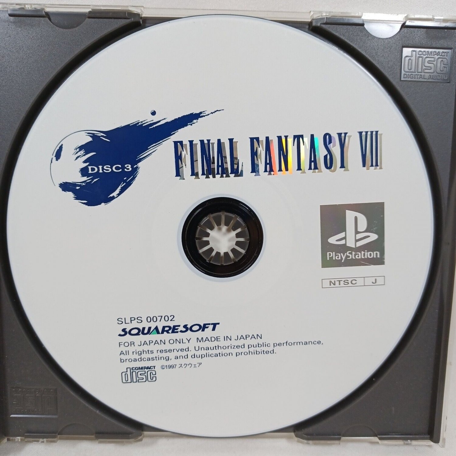 Sony Playstation Ps1 Final Fantasy Vii 7 Ffvii Ff7 Cib Japan Import Tested